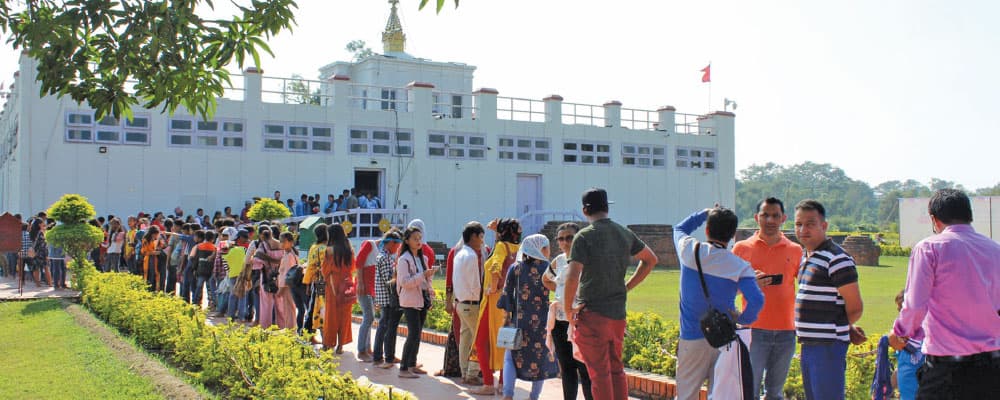 अन्तिम तीन वर्षमा ३६ लाखभन्दा बढी पर्यटकले बुढ्द जन्मस्थल लुम्बिनीको भ्रमण गरे