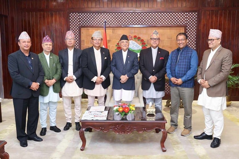 विदुषी योगमाया आयुर्वेद विश्वविद्यालयका पदाधिकारीले लिए सपथ